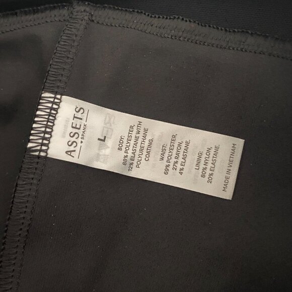 SPANX Black and Metallic Leggings - Picture 6 of 10